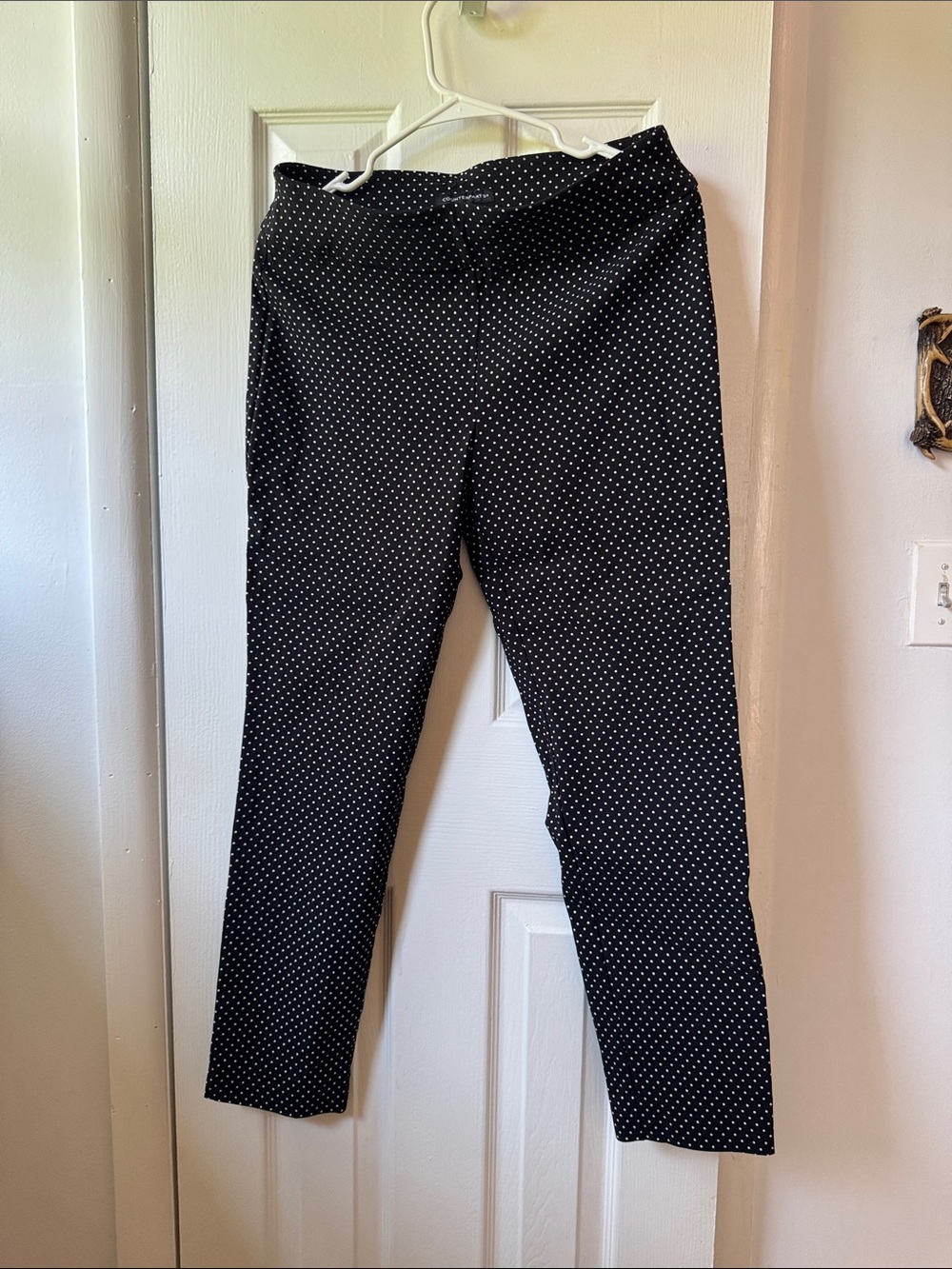 Counterparts Black Polka Dot Cropped Pants